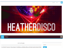 Tablet Screenshot of heatherdisco.com
